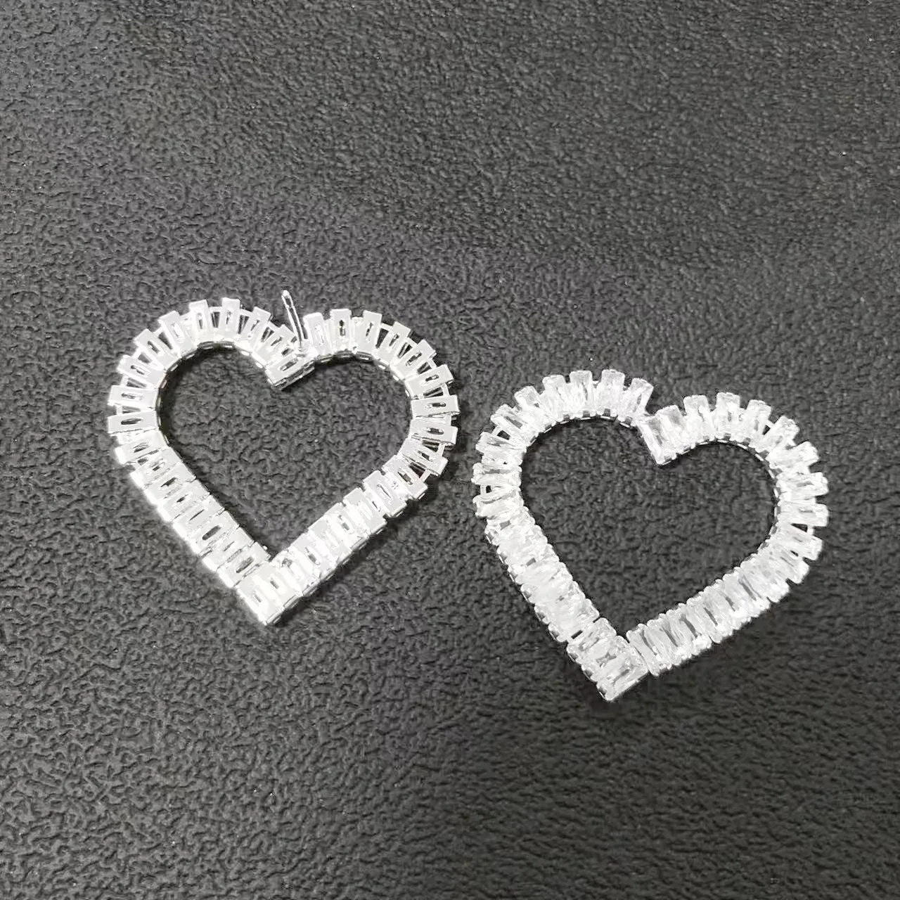 Freetry романтические Многослойные Полые серьги в форме сердца женские элегантные