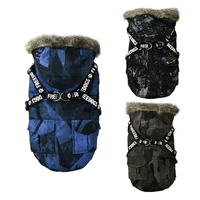warm winter pet dog clothes for small dog costume french bulldog outfit coat waterproof jacket chihuahua harness clothing