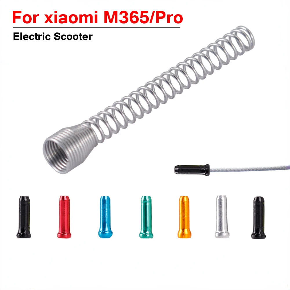 

For Xtech Brake Stainless Steel Retractable Brake Springs Shift Line Color Tail Cap Colorful for M365 brake Bike Scooter Parts