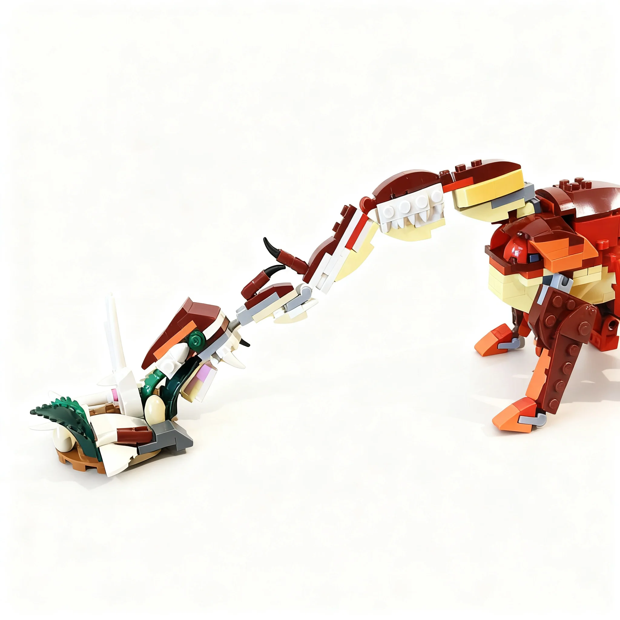 275 деталей MOC Creator Creator 3-в-1: модель боевого брахиозавра, строительные блоки, игрушки, архитектурный конструктор, рождественский подарок, для сборки и демонстрации. (art.: 3920dccdb252c) - 3920dccdb252c