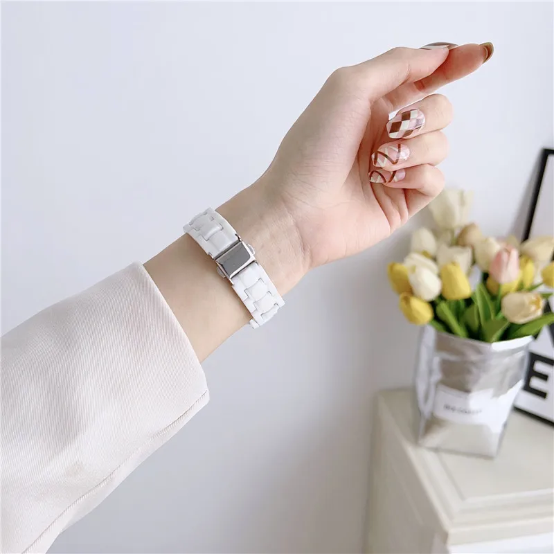 Цветной сменный ремешок для Huawei Honor B 7 6 из керамической смолы