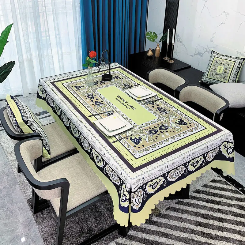

Oil Proof, Water Proof, Hot Proof, Tasteless, Wash Free Table Cloth for Modern Simple Girls, Tea Table Cloth