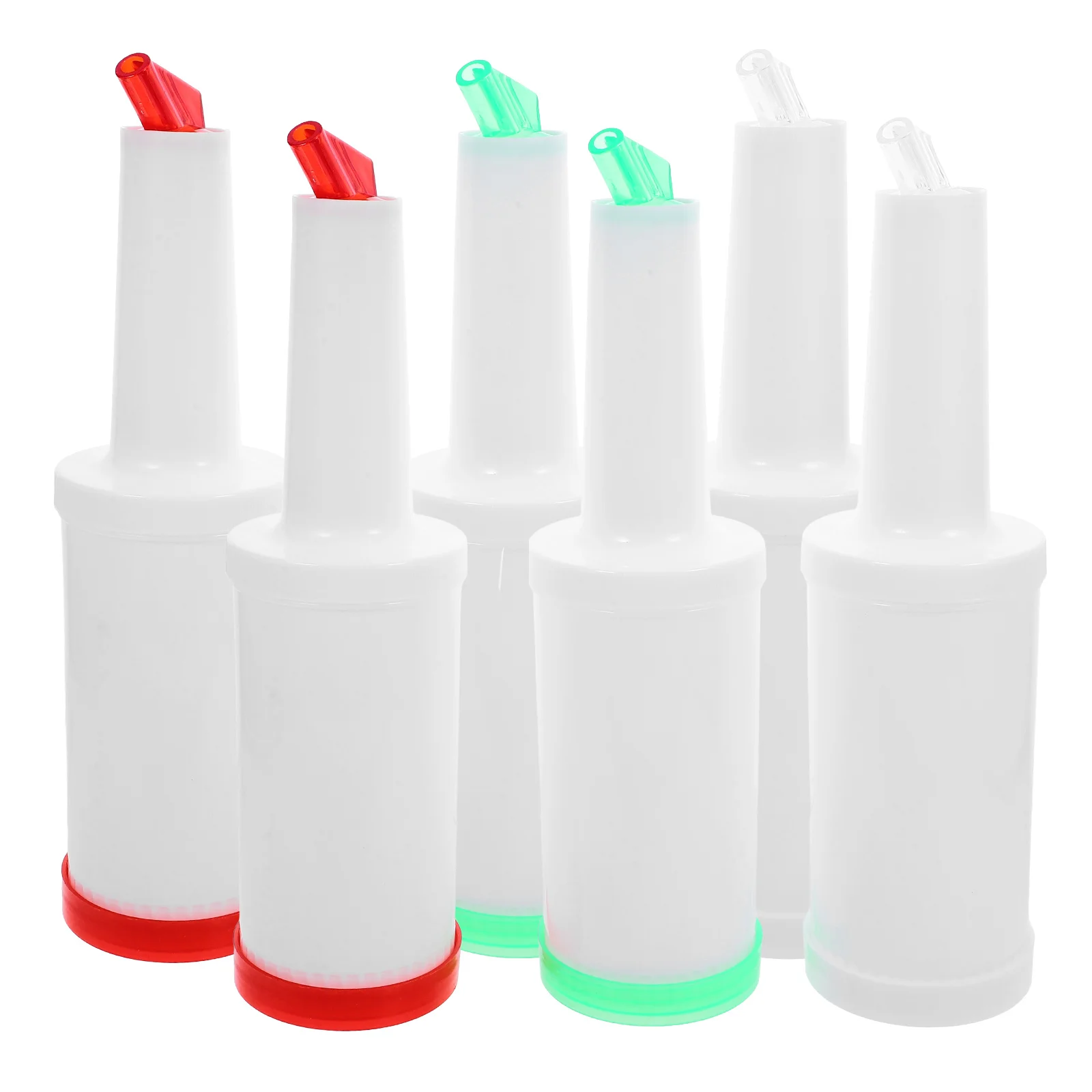 6 шт. 1 л бутылки для фруктового сока пластиковый кувшин бутылка бармена заливки