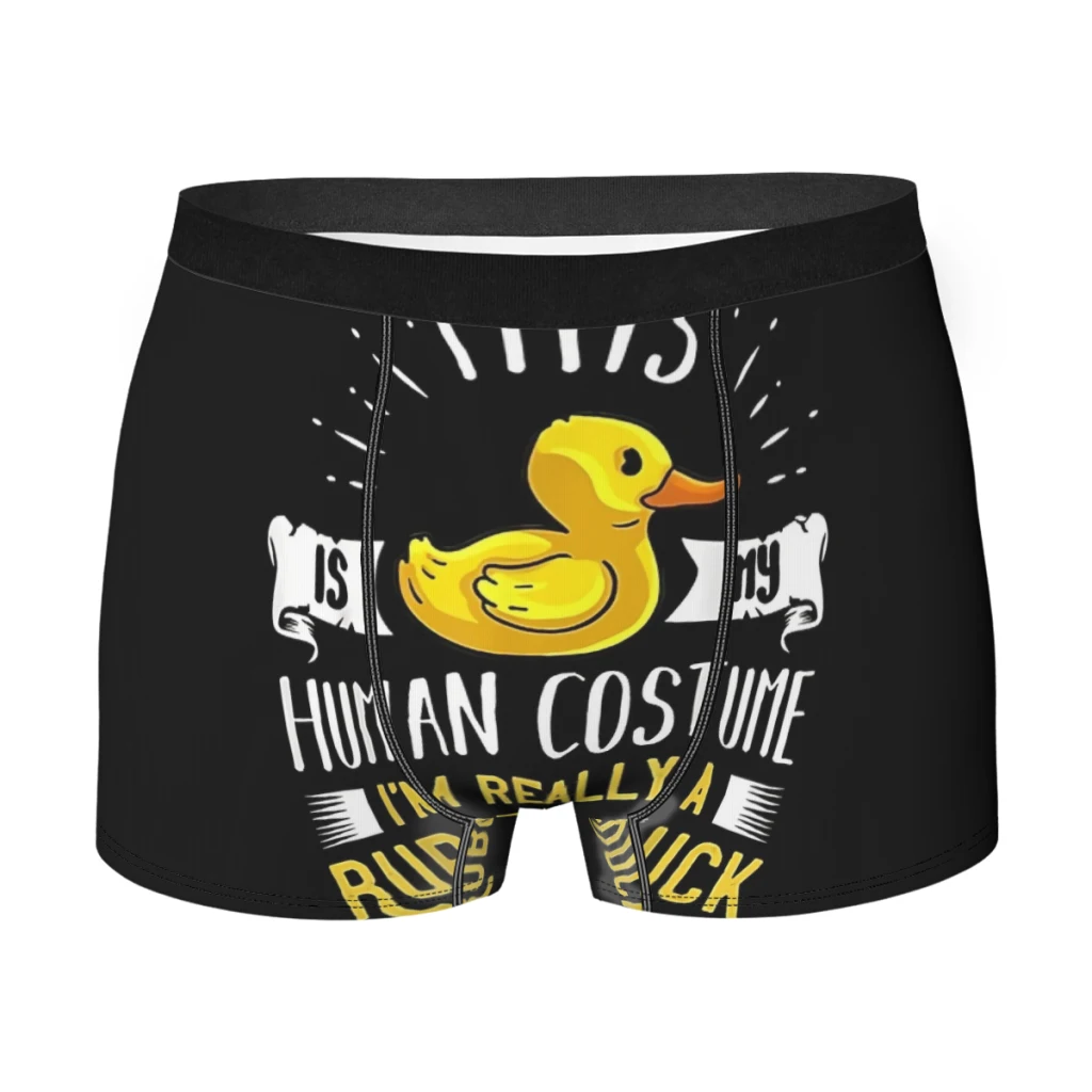 

Costume Gift Giant Shower Men Boxer Briefs Underpants Rubber Duck Highly Breathable Top Quality Gift Idea