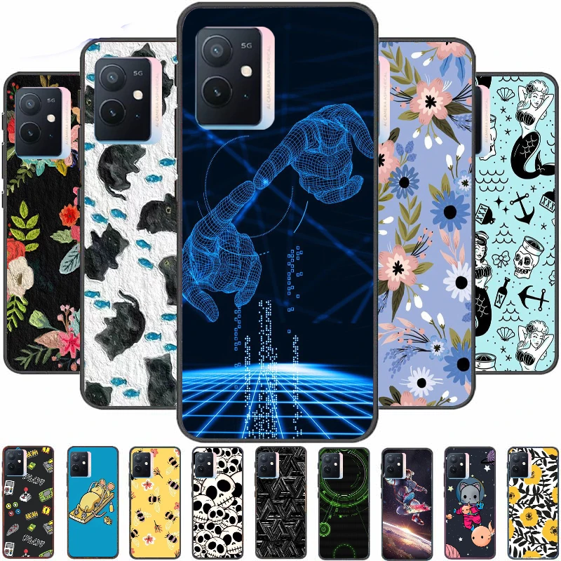 

Tpu For Vivo Y55 5G Case Cover For Vivo Y75 5G T1 5G Global Soft Phone Cases Bags Bumpers Fundas Covers