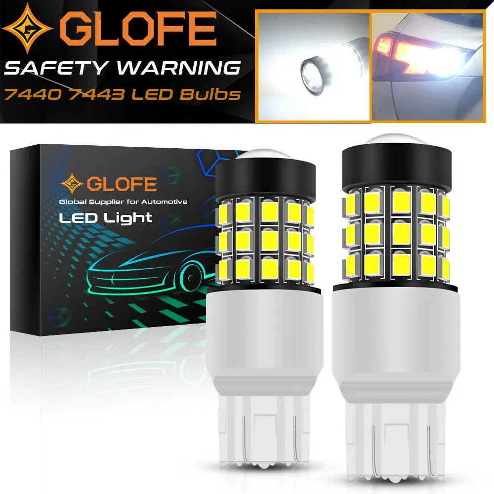 

Reverse Light Bulb Led 7440 Strobe Blinking Flashing For Toyota Safety Warning