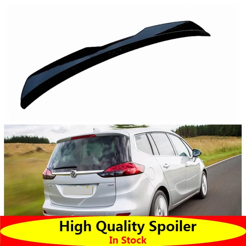 

Задний спойлер на крышу для Opel Vauxhall Zafira 2012-2018, спойлер на окно, блеск, черный пластиковый АБС-пластик, крыло заднего багажника автомобиля