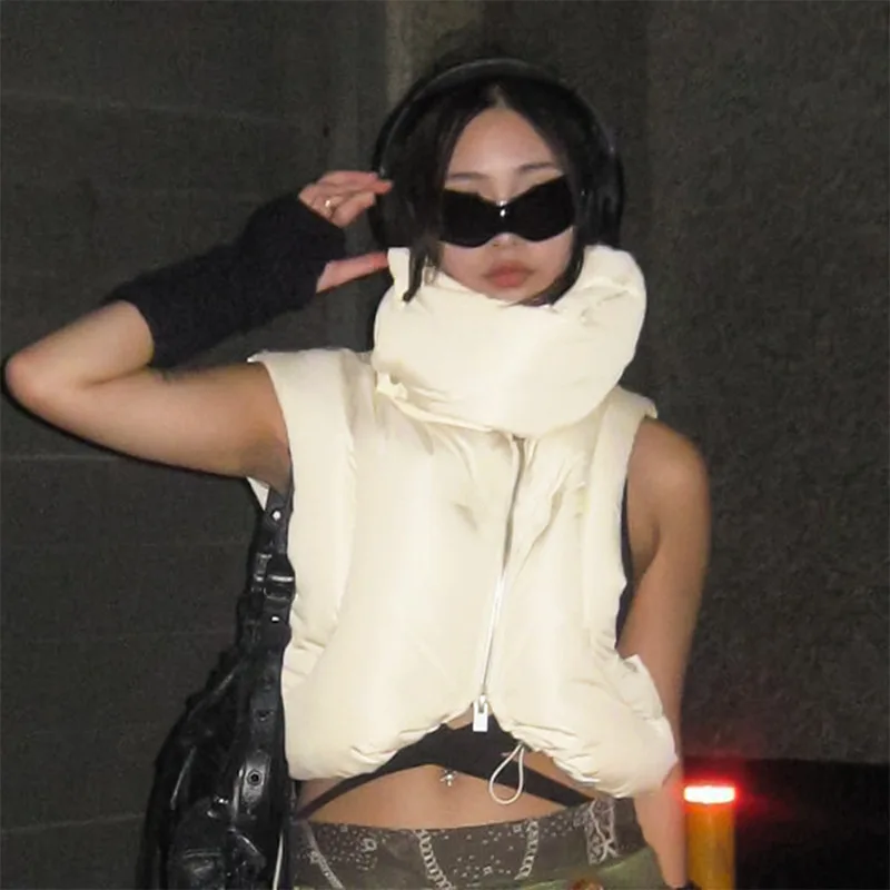 Женский хлопковый топ на молнии Aopeiya