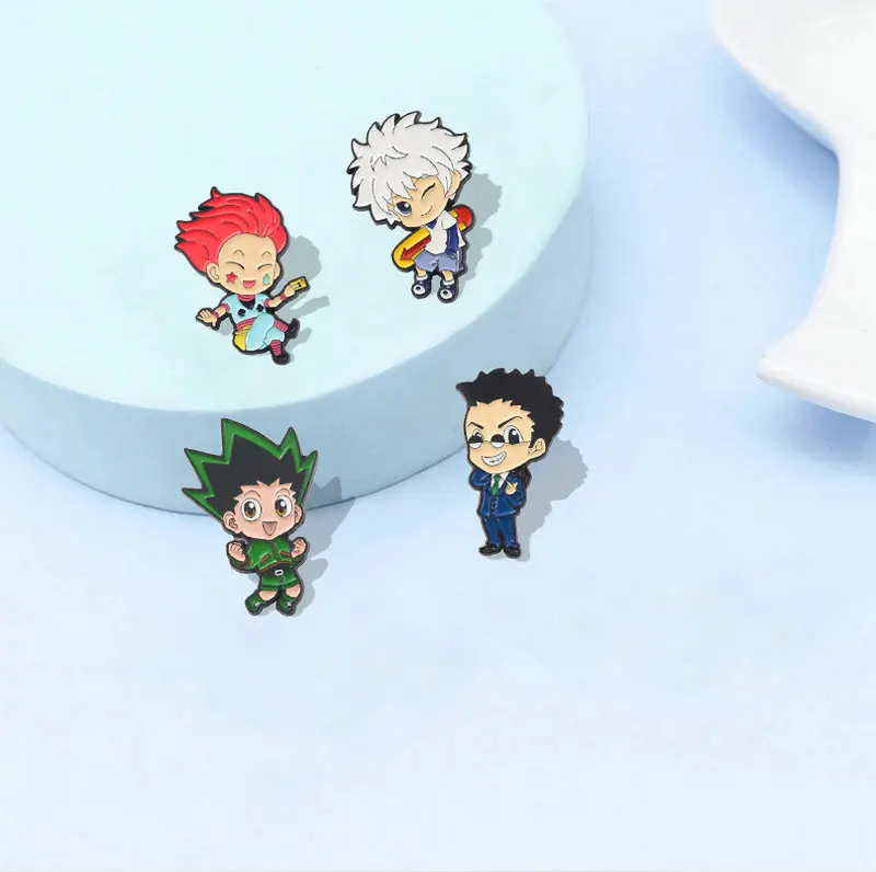 Эмалированная булавка HUNTERxHUNTER на заказ для лацканов Курапика леорио хиока значок