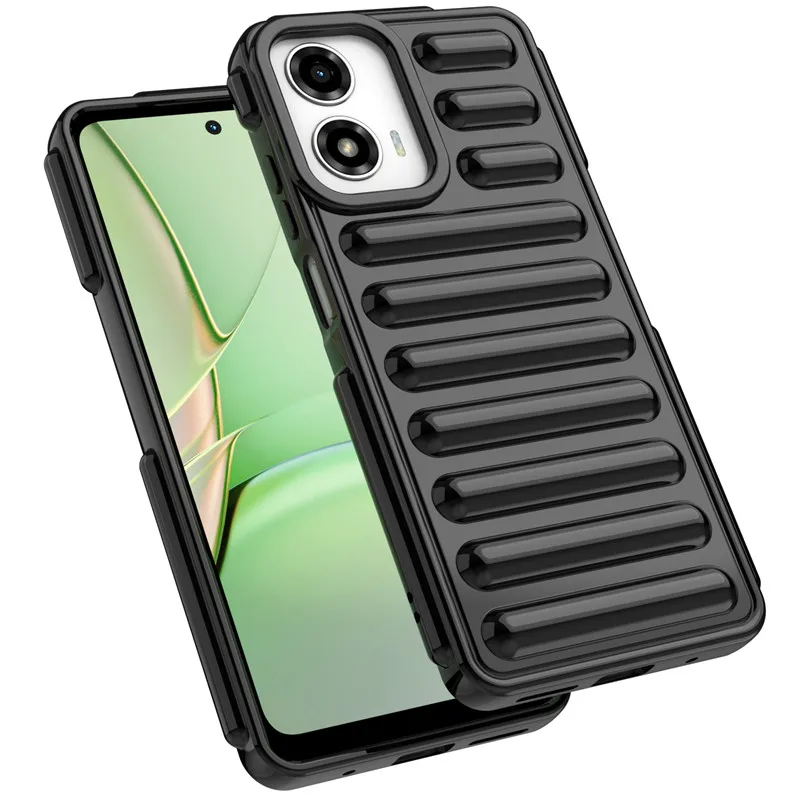 Чехол для Motorola Moto G24 чехол роскошный 3D Ударопрочный силиконовый из ТПУ задней