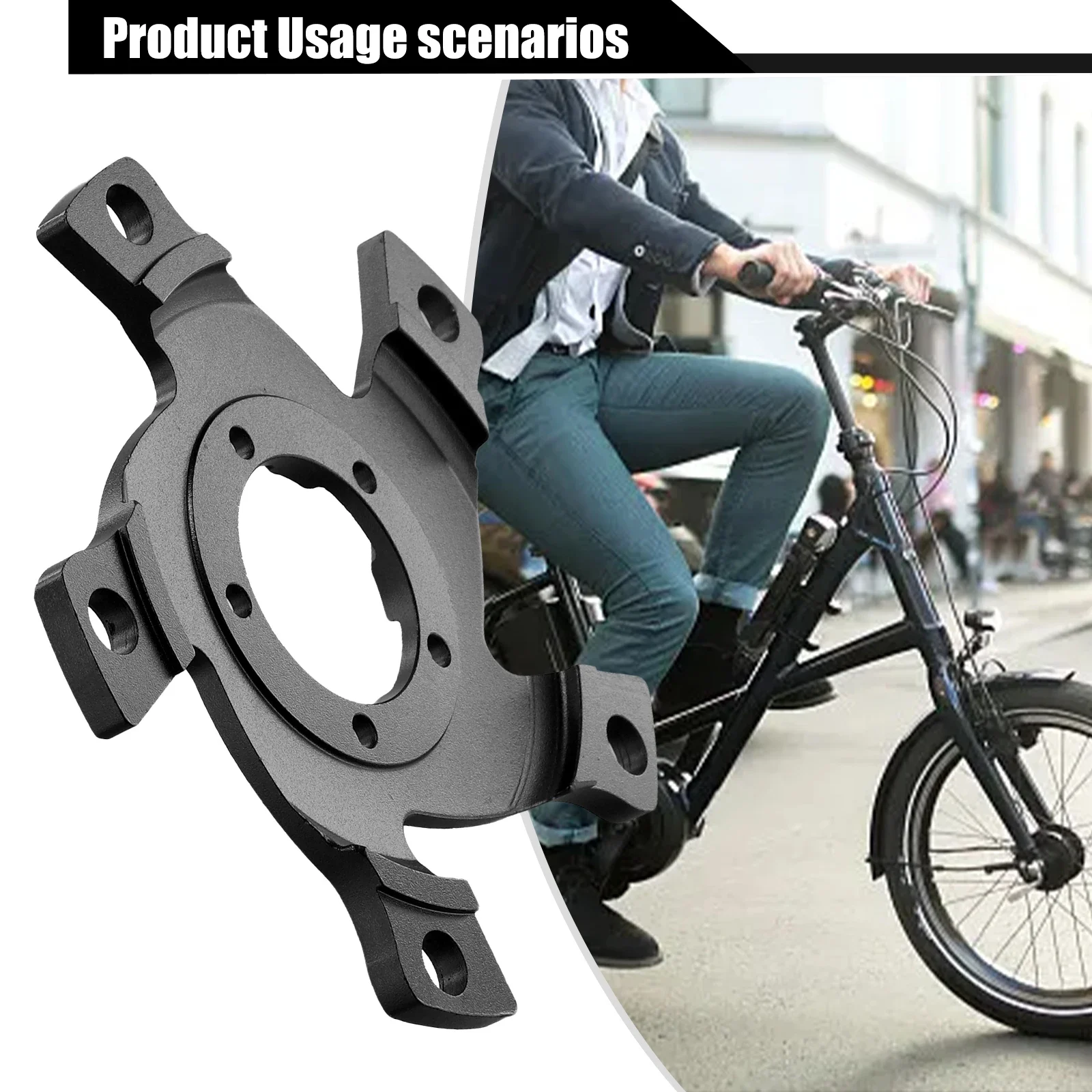 Надежный адаптер звездочки 130BCD конвертер паука для Bafang HD 1000 Вт черный цвет