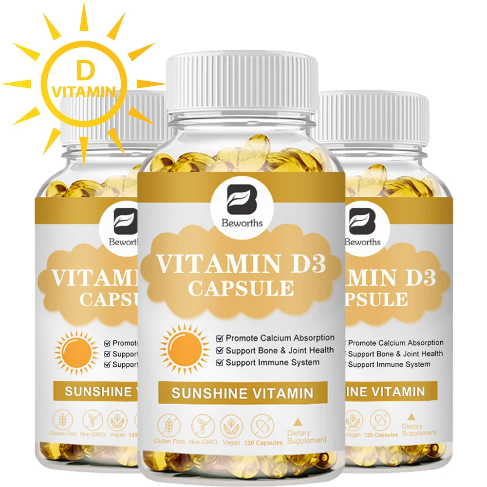 

Vitamin D3 5000 IU with Coconut MCT Oil,High Potency Vitamin D Supplement to Support Bone,Joint,Breast,Heart,Colon，Immune Health