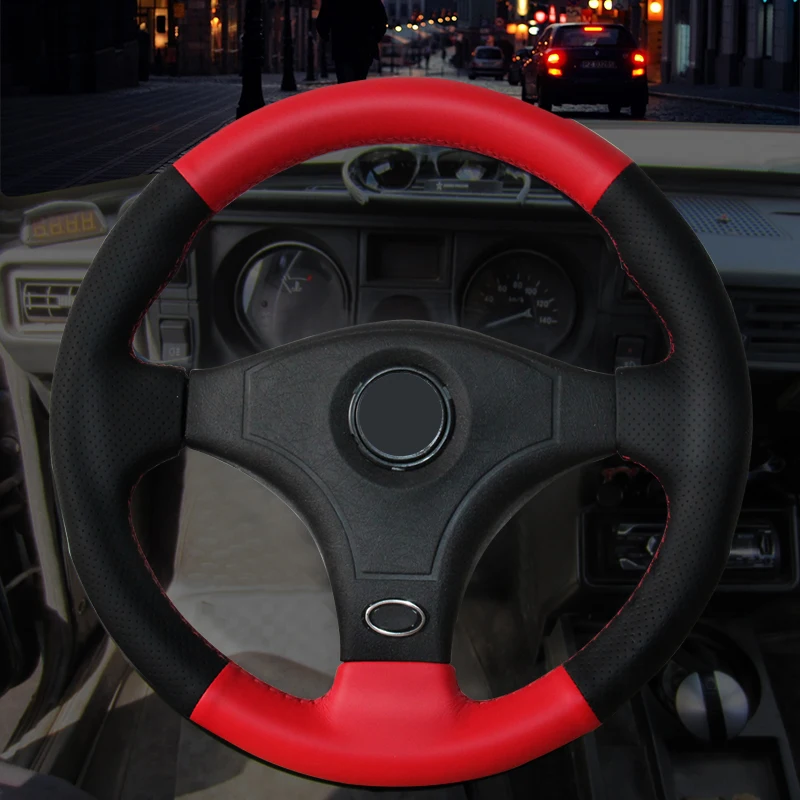 Изготовленная на заказ автоматическая оплетка чехлы руль для Lada 2101-2107-NIVA SPORTOWA Sport