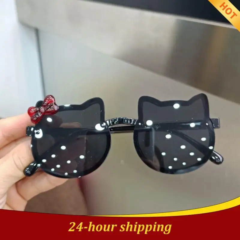 

1~20PCS Children Sunglasses Little Girl Ultraviolet Protection Children Glasses Little Girl Cute Kitten Sunshade Sunscreen