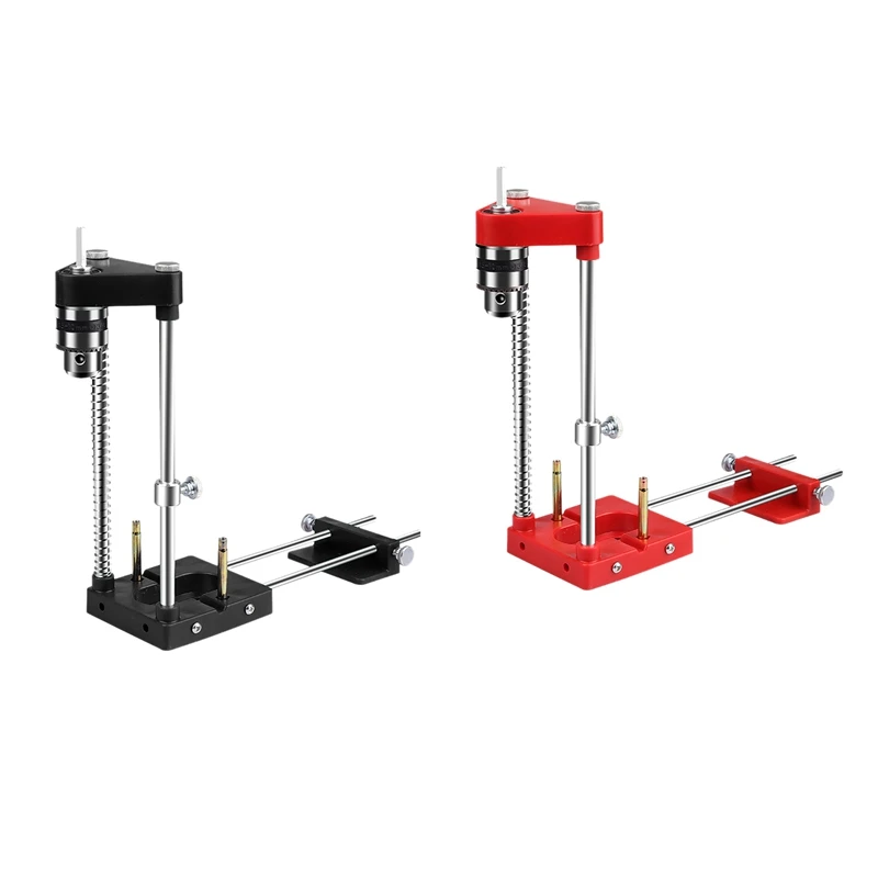 

HOT-Woodworking Drill Locator Portable Drilling Locator Adjustable Drilling Template Guide Tool For Home Hand Tools