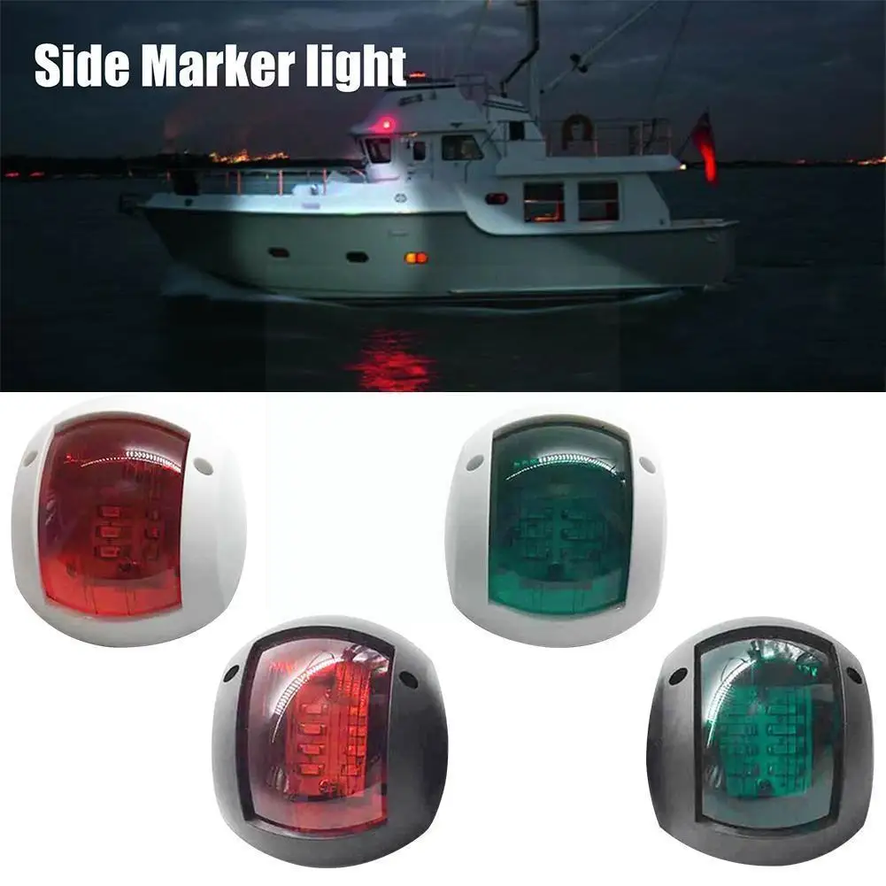 

LED Navigation Light Signal Warning Lamp 12V-24V For Marine Yacht Truck Trailer Van Starboard Port Side Light 2Pcs T4T1
