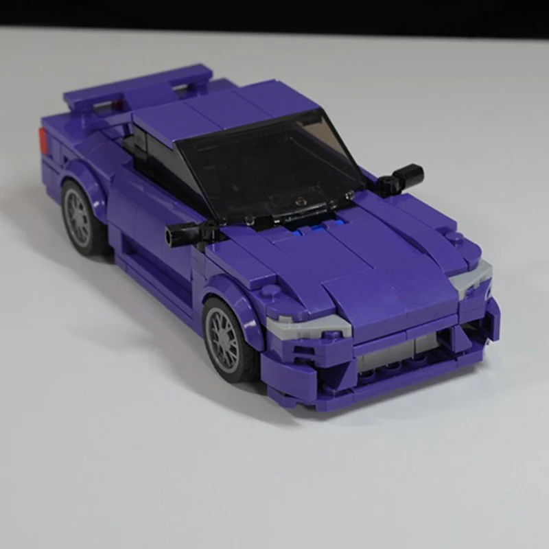 Фото Модель гоночного автомобиля Speed Racing Car MOC, конструктор S15, высококлассный спортивный автомобиль, модульная технология, детские праздничные подарки, набор для сборки игрушек №1