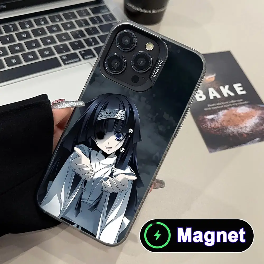 Фото Чехол Hunter Alluka для iPhone 17 16 15 14 13 12 11 Air Pro Max Plus, цветной, серебристый, с MagSafe №5