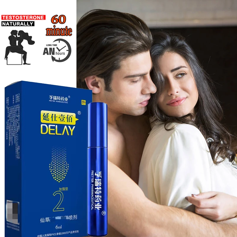 Спрей для задержки пениса мужчин длительный 60-минутный усилитель эякуляции