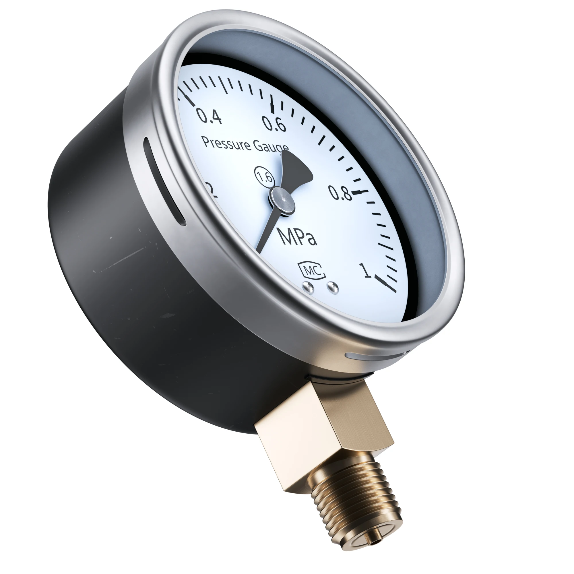 Pressure Gauge -0.1-60Mpa 0-1.6Mpa 0-2.5Mpa Mechanical M14*1.5 M20*1.5 Pointer