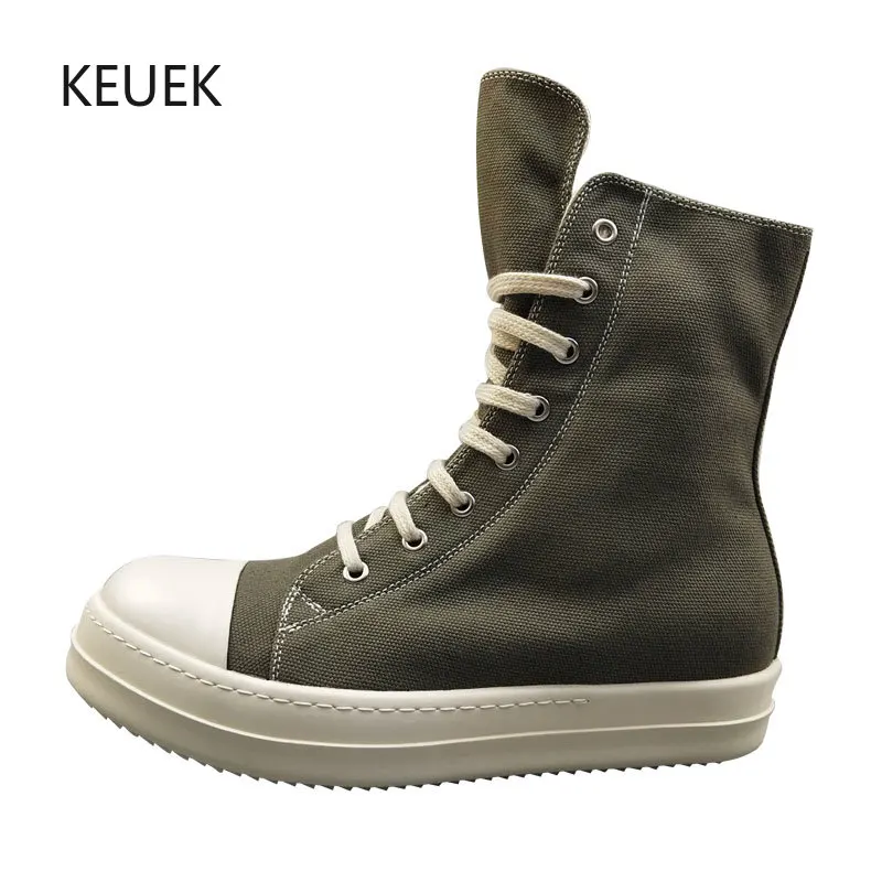 

Новинка, роскошные модные дышащие Туфли На Шнуровке Для улицы и работы, мужские высокие спортивные холщовые туфли, Мужская молодежная искусственная кожа 5C