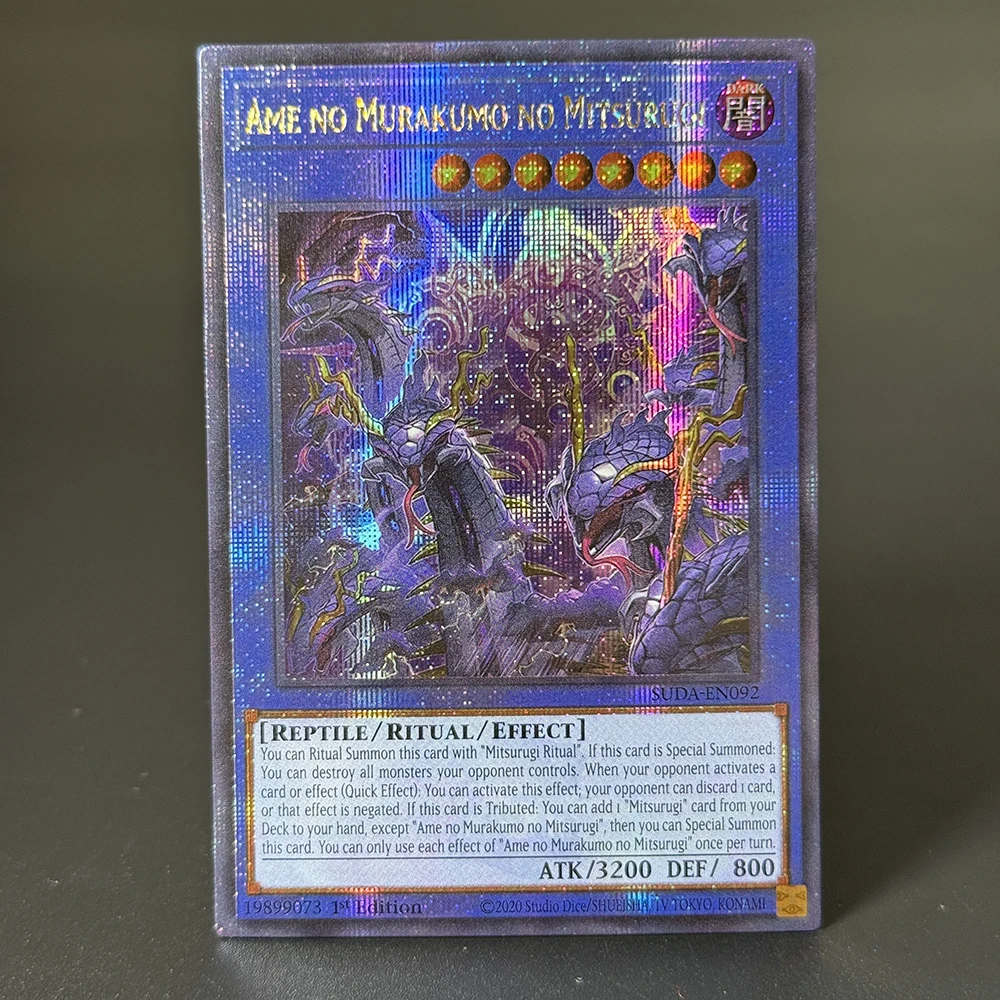 Фото YuGiOh! Карты Quarter Century Secret Rare QCScR Supreme Darkness Mulcharmy Meowls Ame no Murakumo no Mitsurugi Saint Azamina №5