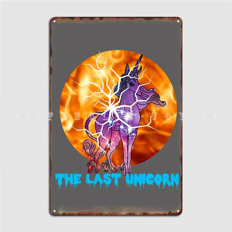 

The Last Unicorn Poster Metal Plaque Cinema Living Room Garage Club Plaques Create Tin Sign Poster