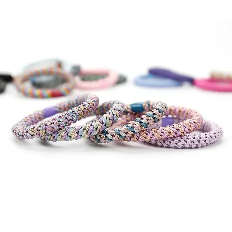 Модные эластичные повязки для волос женщин большая нейлоновая резинка