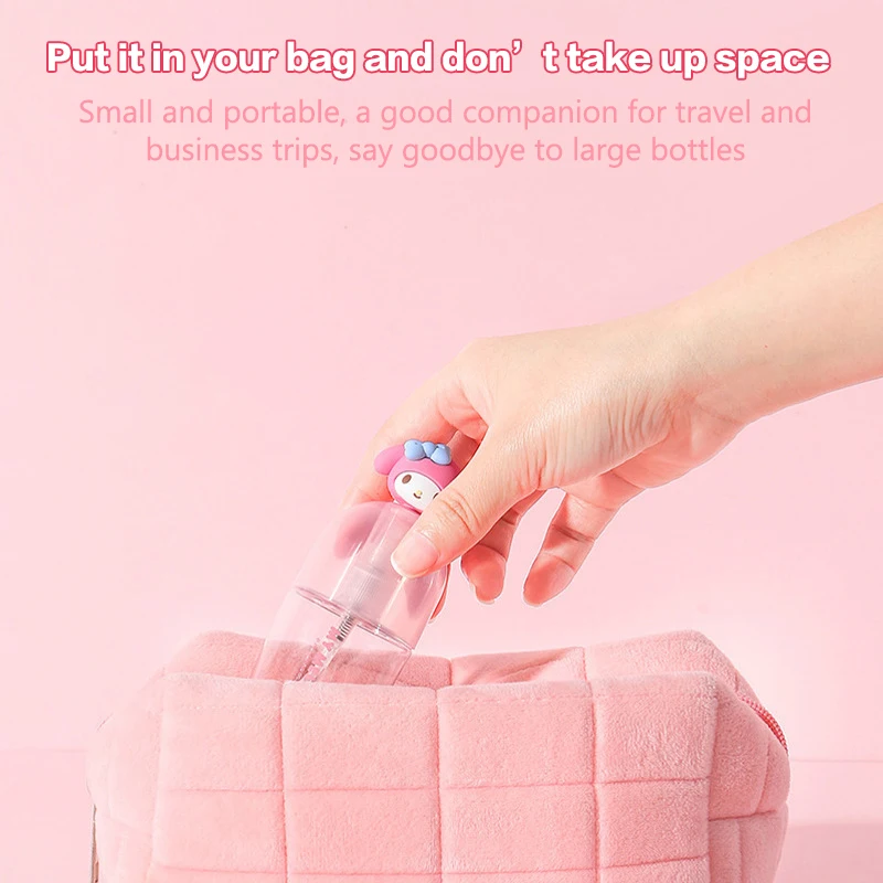 Бутылочка для хранения Hello Kitty Sanrio 60 мл отдельная бутылочка Kuromi Melody Anime Kawaii Purin Dog