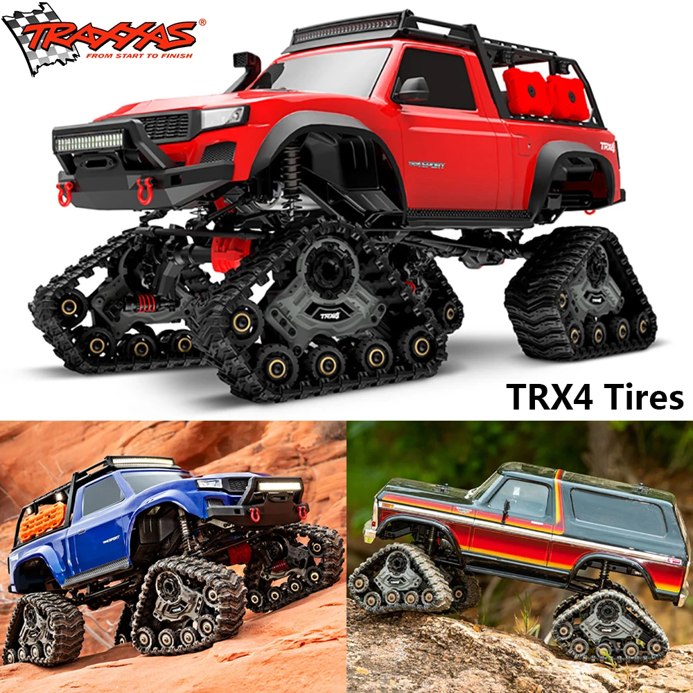 

1/10 гусеничная шина, снежные шины, колесо Traxx TRX4 для Land Rover Defender, гусеничный автомобиль с дистанционным управлением, оригинальные детали, обно...