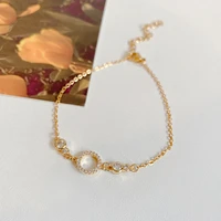 new korean summer fashion simple design sense ring zircon bracelet gift woman jewelry bracelet 2022