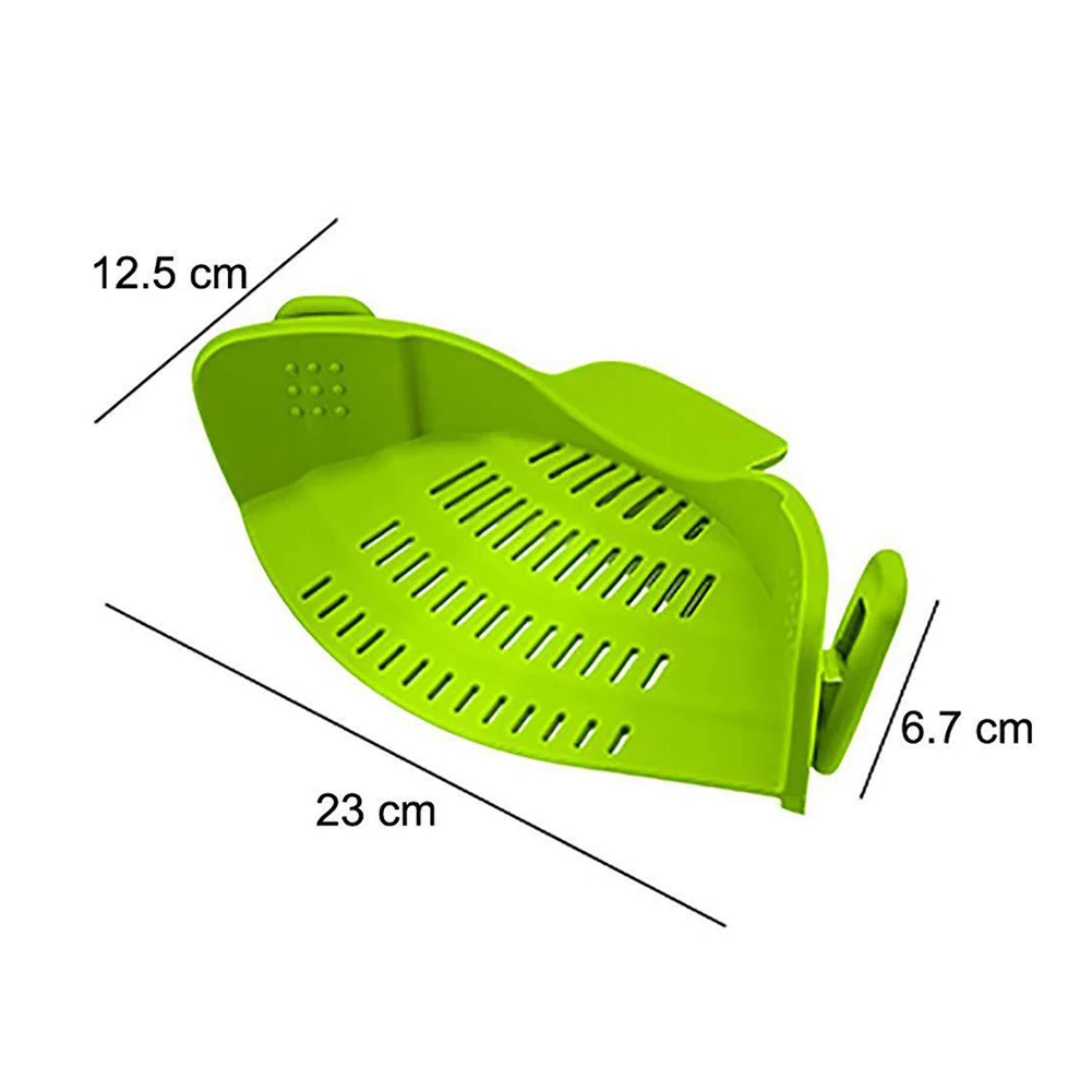 

Rice Wash Filtering Baffle Sieve Beans Pea Washing Filter Drain Board Snap-type Leaf Shape Rice Cleaning Strainer Kitchen Gadget