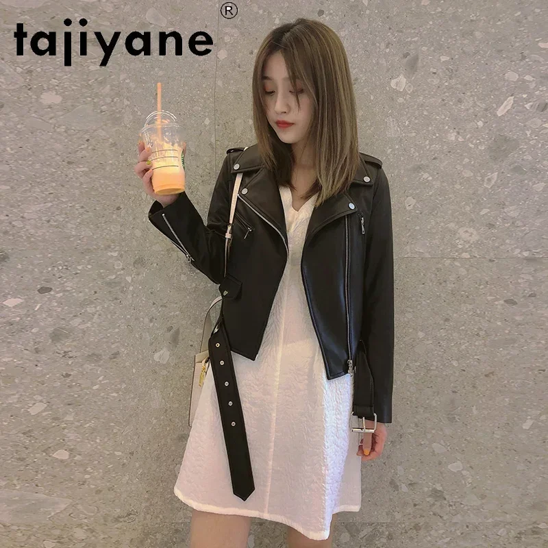 Tajiyane 2021 новая одежда из натуральной кожи для женщин женские куртки овчины пальто