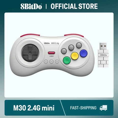 Беспроводной геймпад 8BitDo M30 для Sega Genesis Mini