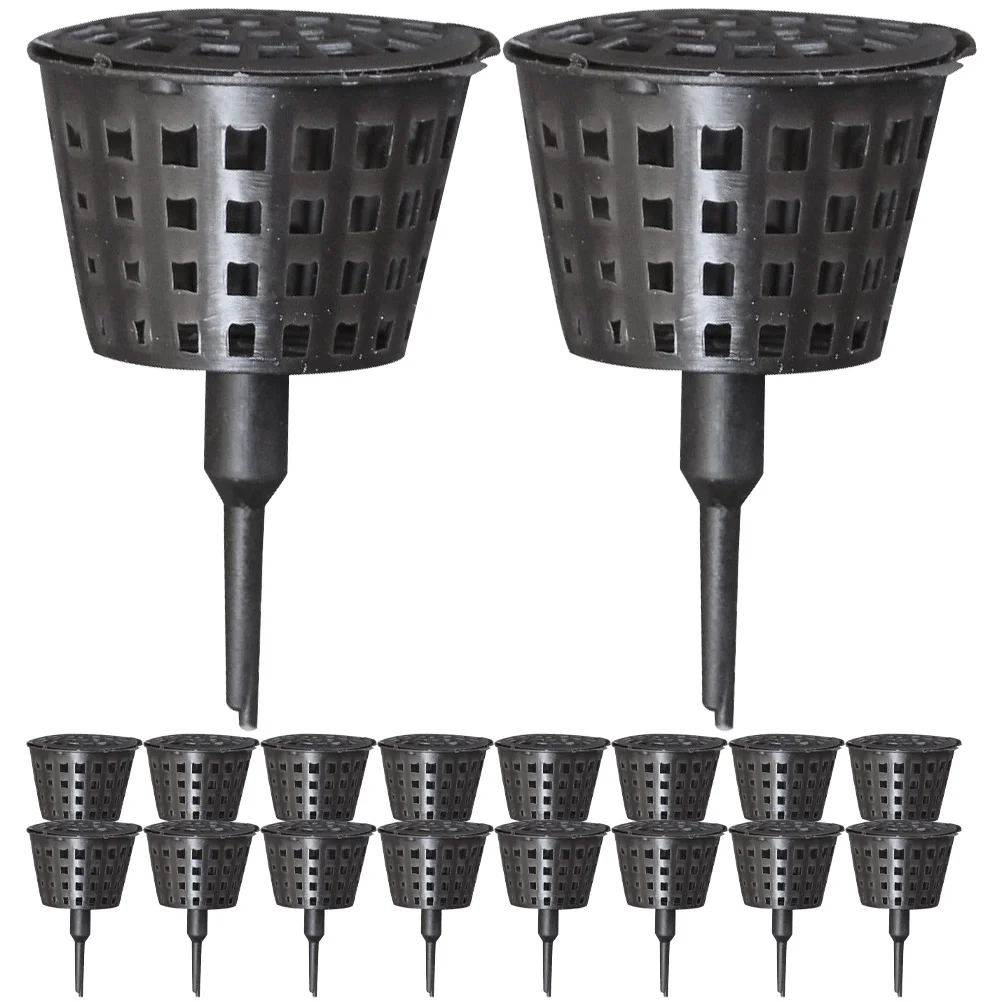 30 Pcs Orchid Box Flower Pots Fertilization Container Plastic Fall for Lawns Bonsai Basket