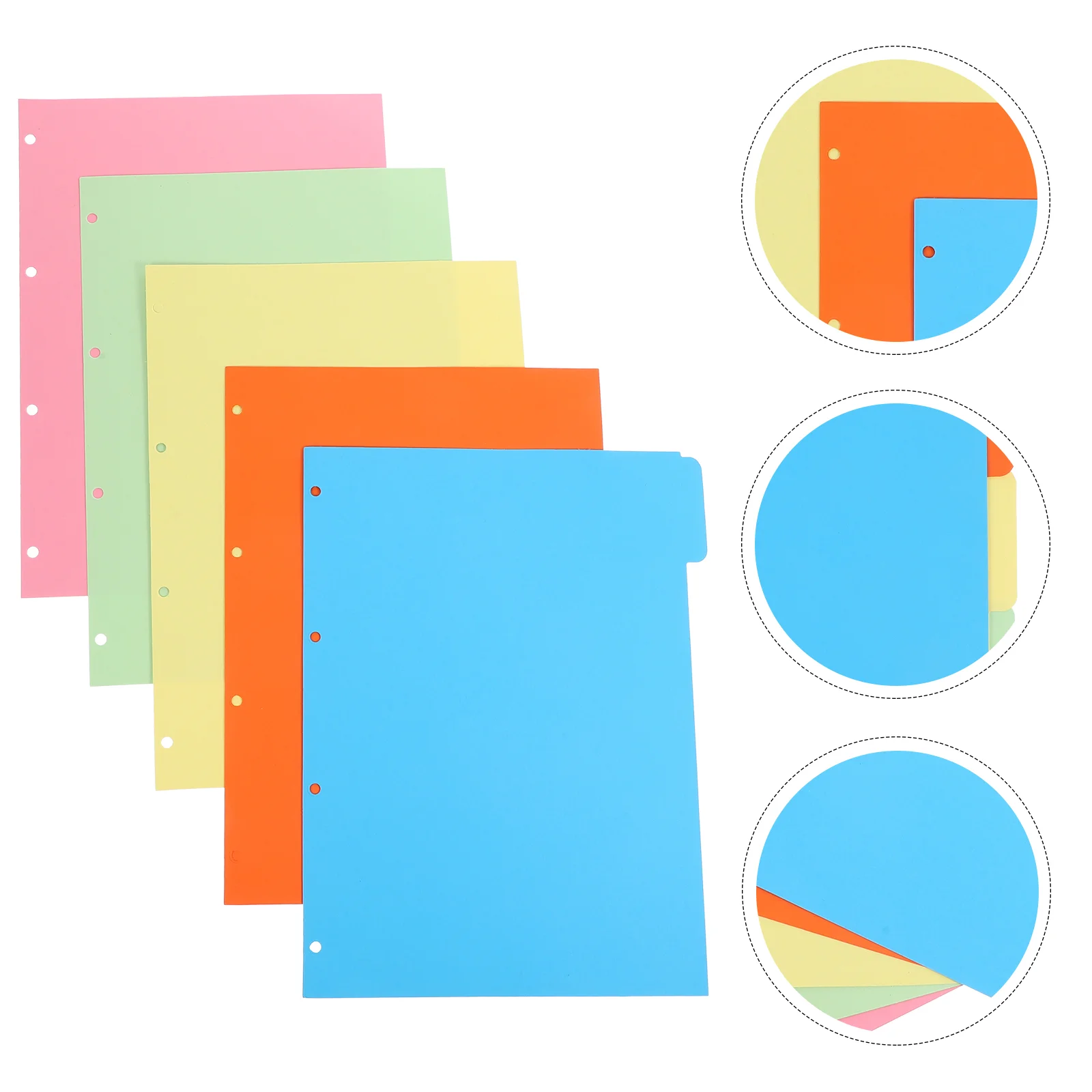 

4 комплекта профессиональных перегородки для записей, удобные перегородки для записей для ежедневного использования, перегородки для вкладышей (A4)