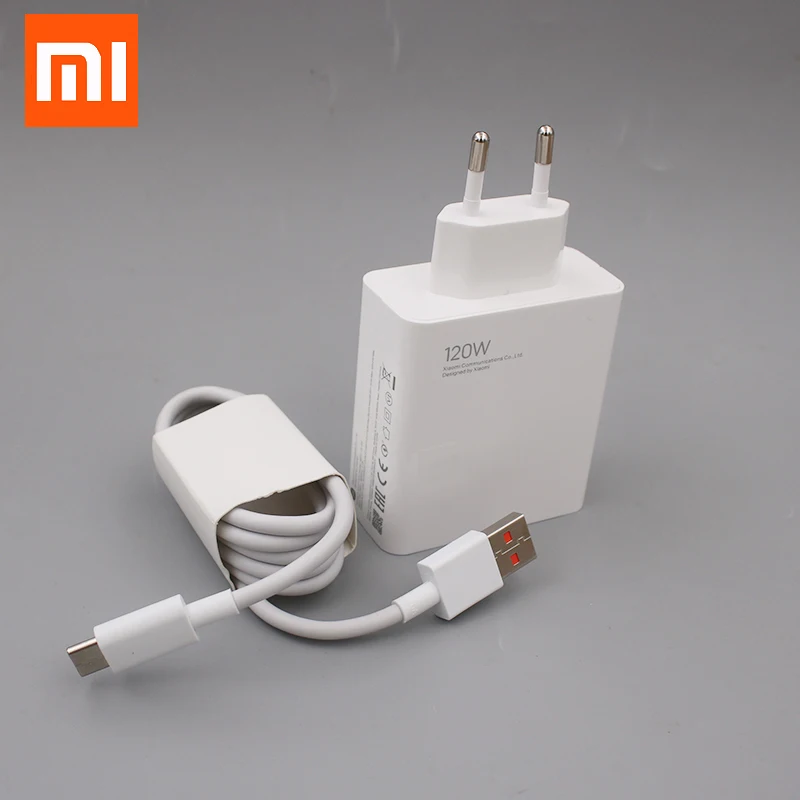 

Original Xiaomi 120W Max EU/US Fast Power Wall Charging Adapter 1M 6A Turbo Charge Cable for MI 12T 12 11 11T Ultra 10 Pro Mix4