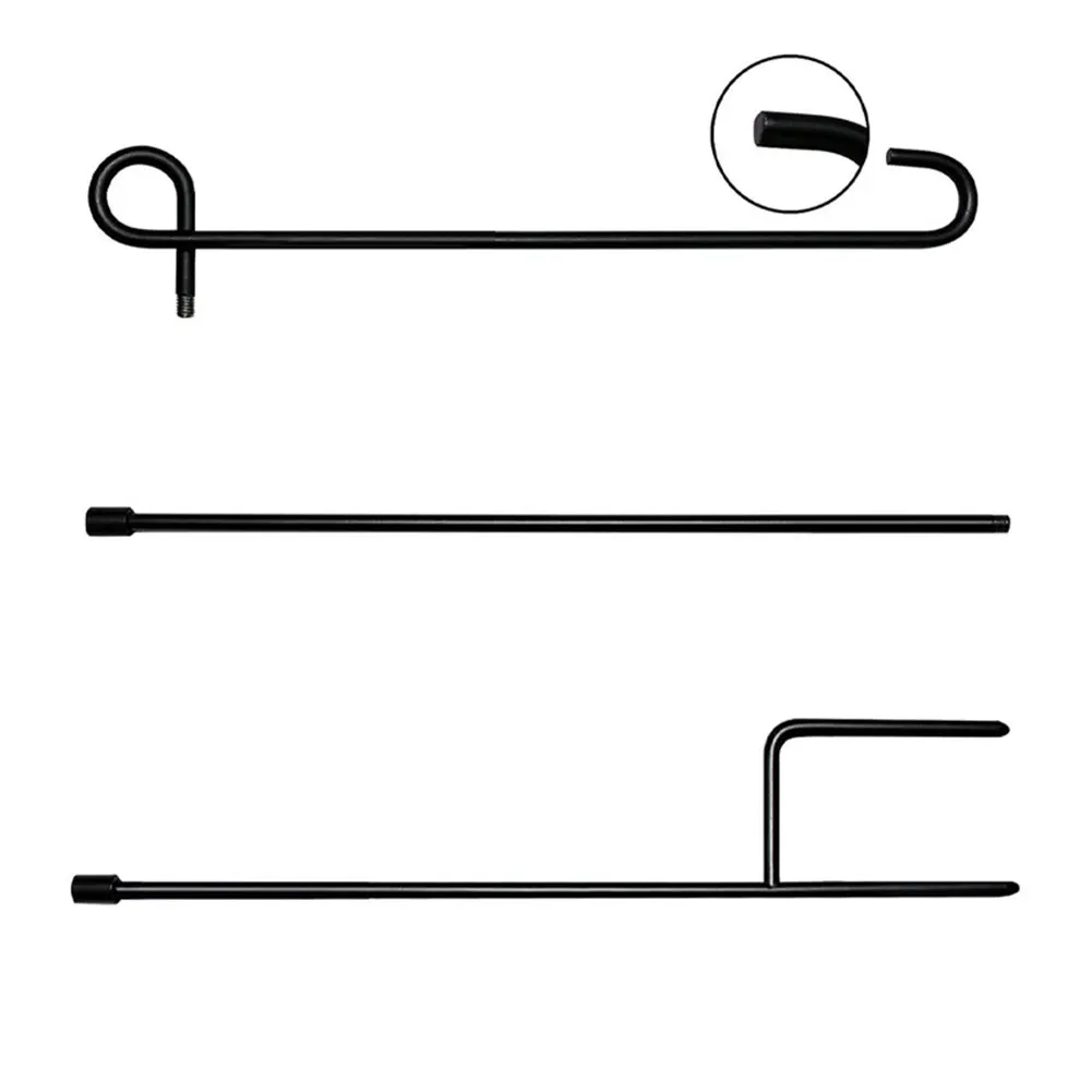 Подставка для садового флага с зажимом и стопором