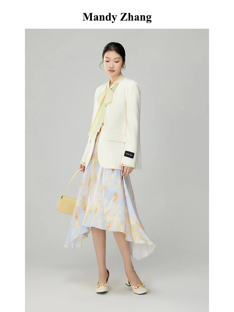 Рисунок 3 - Тяжелый жаккардовый Блейзер Хепберн без воротника