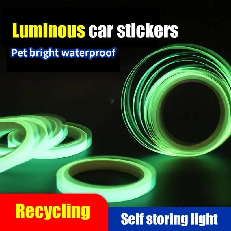 

Car Styling Reflective Stripe Fluorescent Tape Luminous Sticker Reflective Tape Motorcycle Bike Body Outdoor Tools Tape Decorat