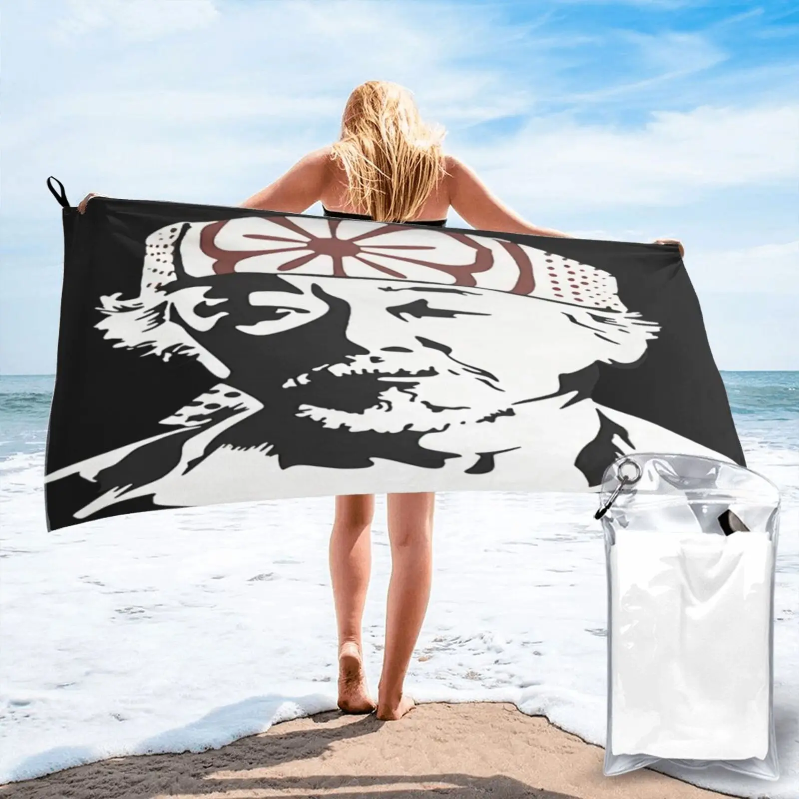 

Mr Miyagi 100 The Karatetribute Pat Beach Towel Bath-House Bath Towel Sauna Towels Bathroom Large Bath Towel Towel Strandlaken