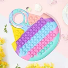 Большая поп-сумка, фиджет-игрушки, чехол-карандаш, ручная сумка, антистресс, бумажник, сжимаемая игрушка, попит, мягкие сжимаемые подарки для девушек