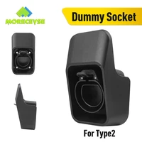 ev charger cable holder for type2 evse iec 62196 2 connector socket plug mount ac dummy station level 2 waterproof