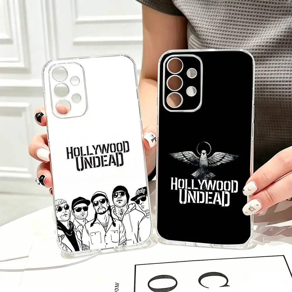 Фото Чехол для телефона H-Hollywood U-Undead Band для Samsung S25, S24, S21, S22, S23, S30, Ultra, S20, Plus, Fe, прозрачный №1