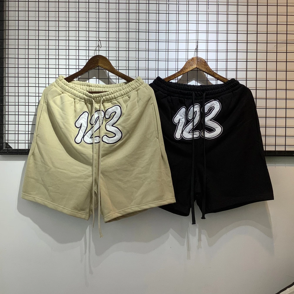 

Vintage RRR123 Shorts Men Women 1:1 Best Quality RRR-123 Embroidery Logo Shorts Casual Breechcloth Inside Tag gym