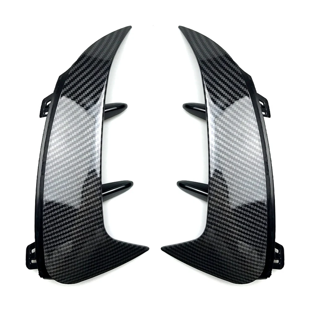 2Pcs Car Rear Bumper Splitter Trim Canard Air Vent For Mercedes Benz A-class W177 A200 A220 A35AMG 2018 2019 2020 2021 2022