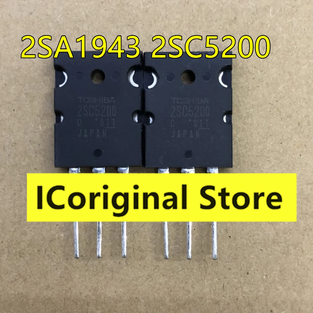 

5PCS Original chip 2SA1943 2SC5200 High-power audio amplifier tube