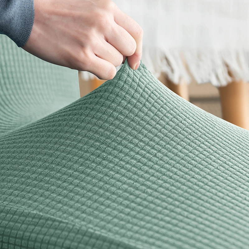 Чехол для дивана эластичный клетчатый нескользящий тканевый чехол углового