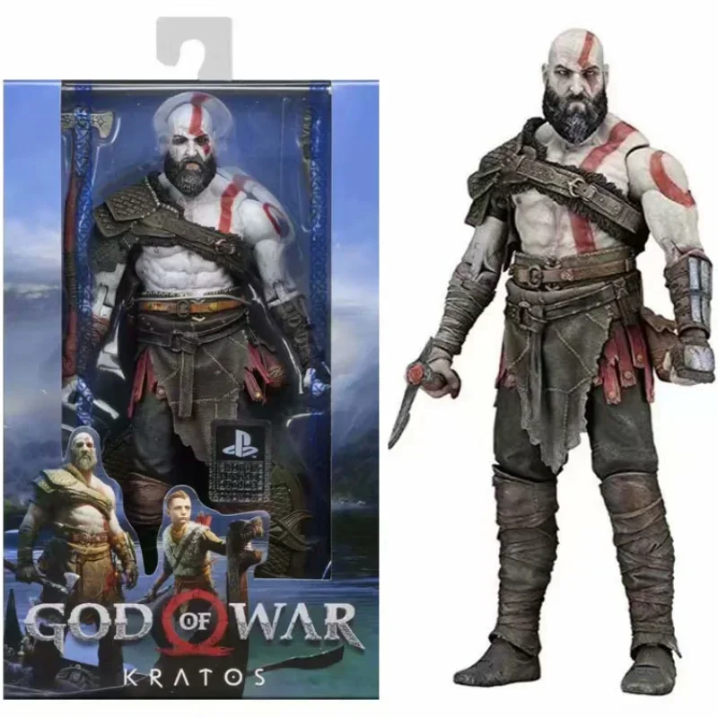 Фигурка NECA God of War Ghost Sparta Kratos ПВХ экшн-фигурка строительная коллекция для