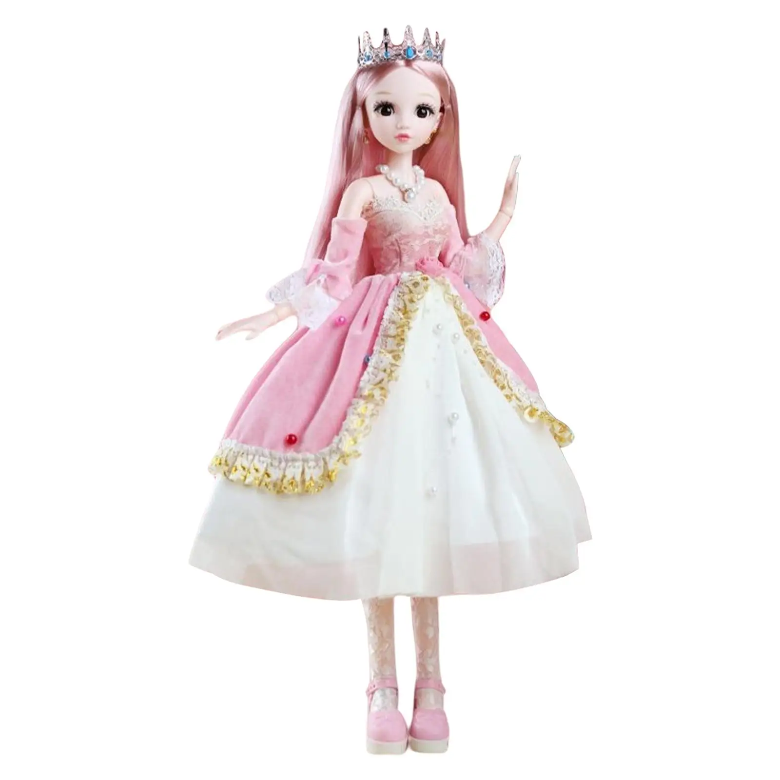 60cm Princess Doll with Clothes and Accessories Ball Jointed Doll for Kids Toys Doll Playset Kids Girl Best Gift Dollhouse images - 6